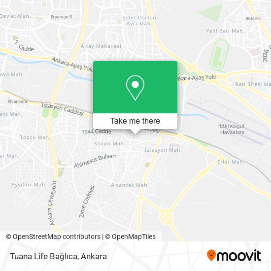 Tuana Life Bağlıca map