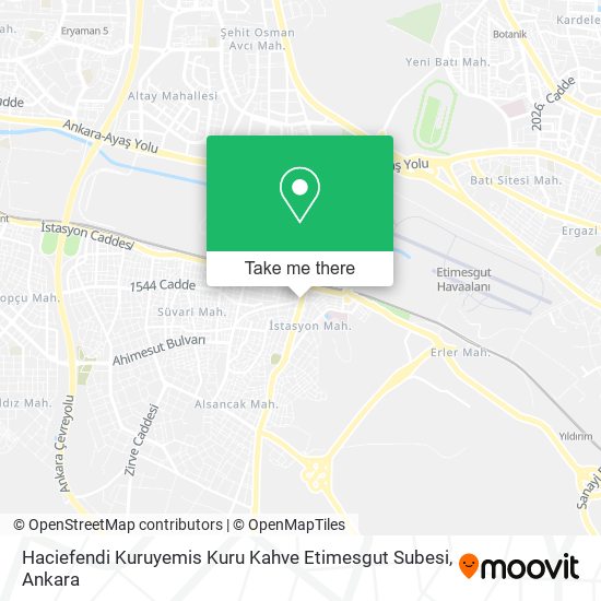 Haciefendi Kuruyemis Kuru Kahve Etimesgut Subesi map