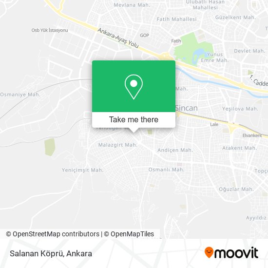 Salanan Köprü map
