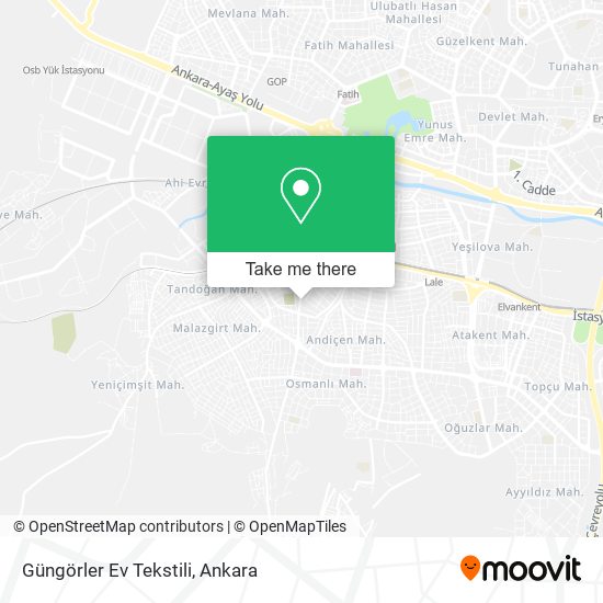 Güngörler Ev Tekstili map