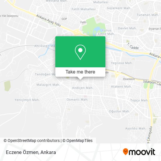 Eczene Özmen map