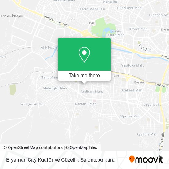 Eryaman City Kuaför ve Güzellik Salonu map