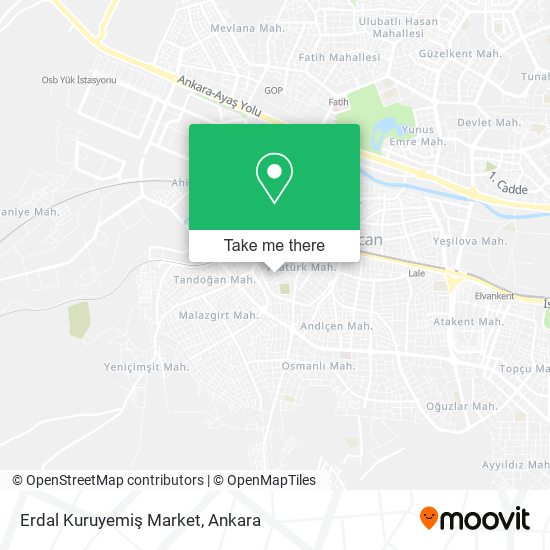 Erdal Kuruyemiş Market map