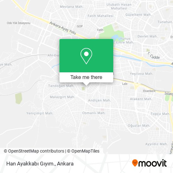 Han Ayakkabı Gıyım. map