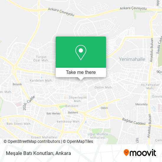 Meşale Batı Konutları map