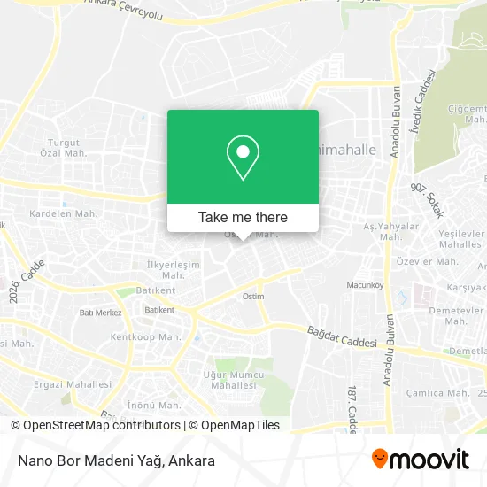 Nano Bor Madeni Yağ map