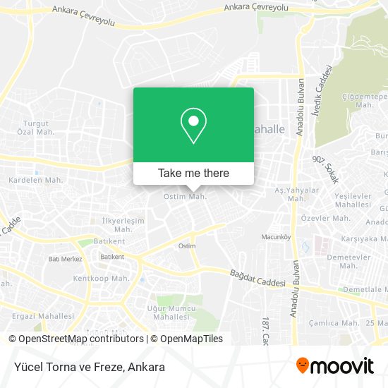 Yücel Torna ve Freze map