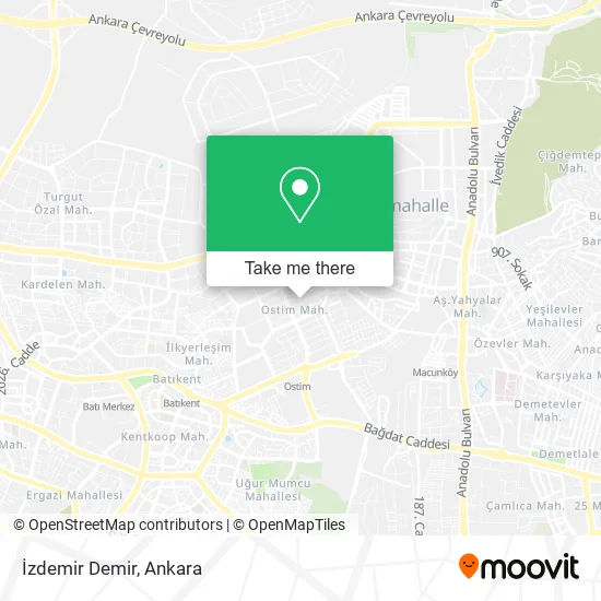 İzdemir Demir map