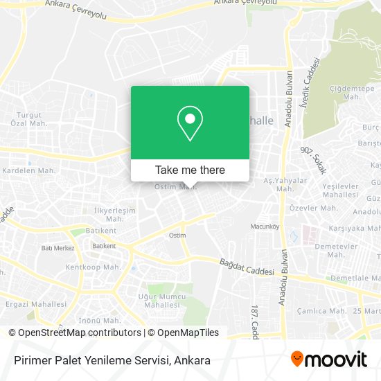 Pirimer Palet Yenileme Servisi map