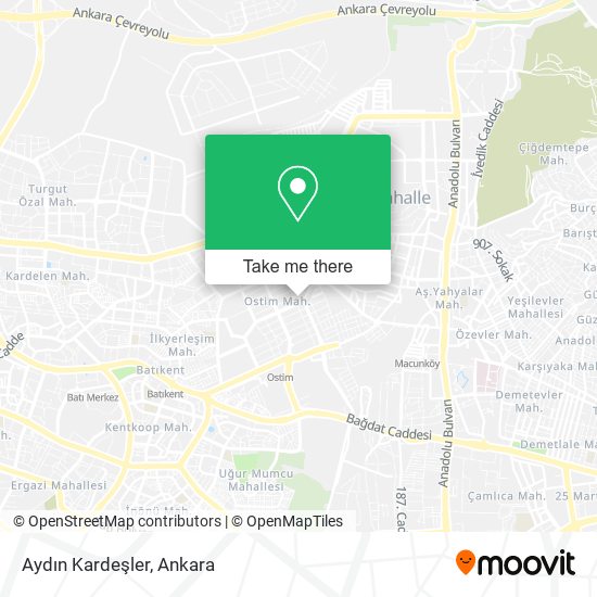 Aydın Kardeşler map