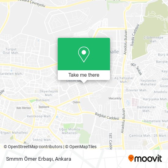 Smmm Ömer Erbaşı map