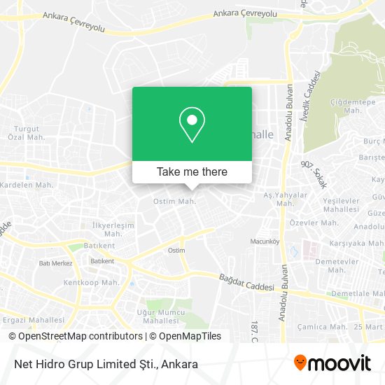 Net Hidro Grup Limited Şti. map