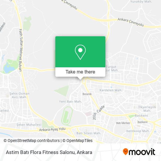 Astim Batı Flora Fitness Salonu map