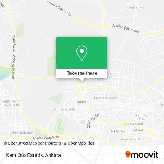 Kent Oto Estetik map
