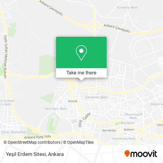 Yeşil Erdem Sitesi map