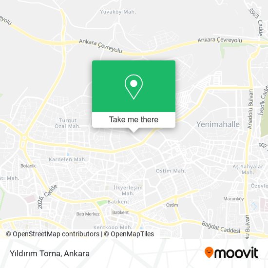 Yıldırım Torna map