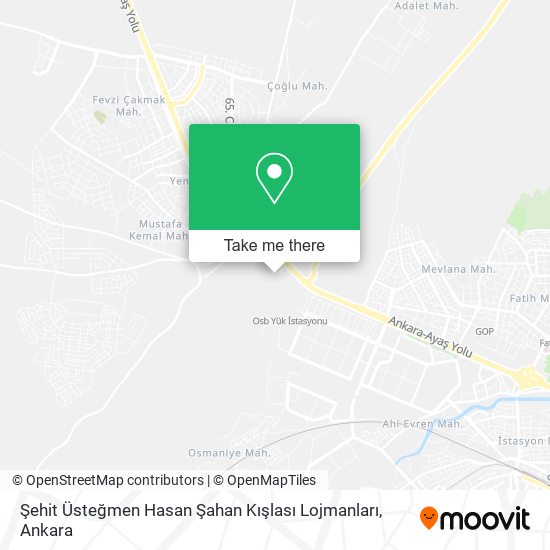 Şehit Üsteğmen Hasan Şahan Kışlası Lojmanları map