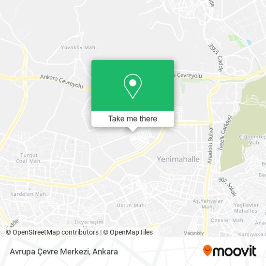 Avrupa Çevre Merkezi map