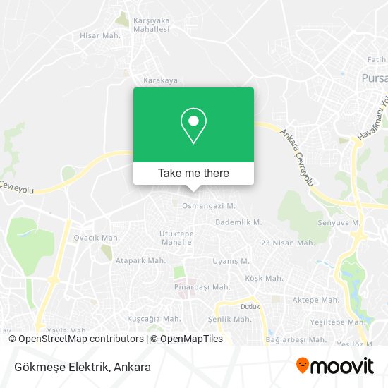 Gökmeşe Elektrik map