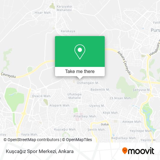 Kuşcağız Spor Merkezi map