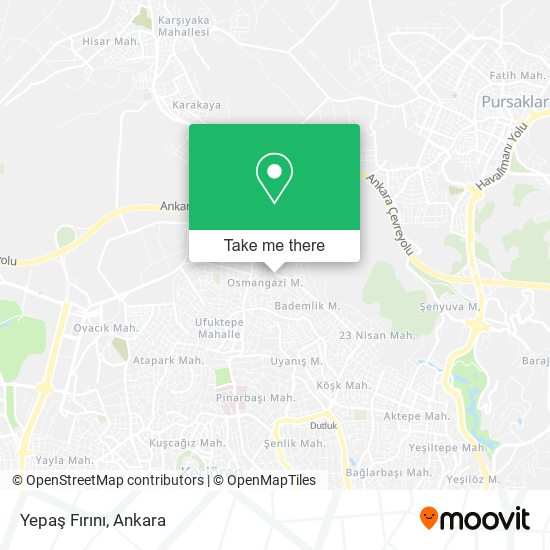 Yepaş Fırını map