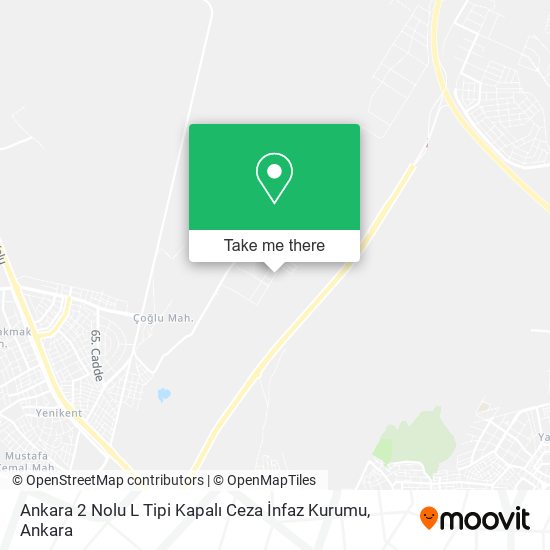Ankara 2 Nolu L Tipi Kapalı Ceza İnfaz Kurumu map