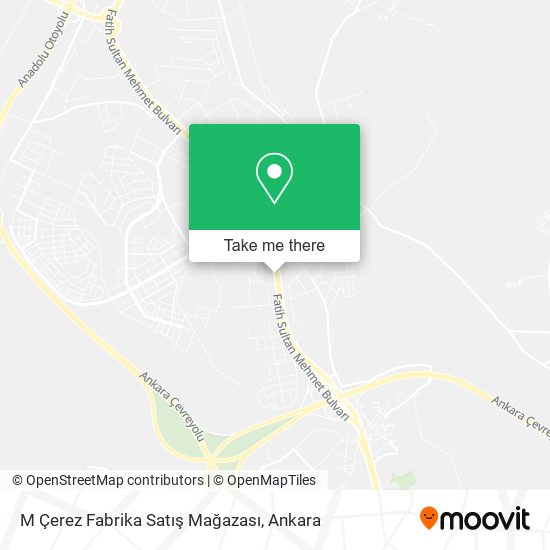 M Çerez Fabrika Satış Mağazası map