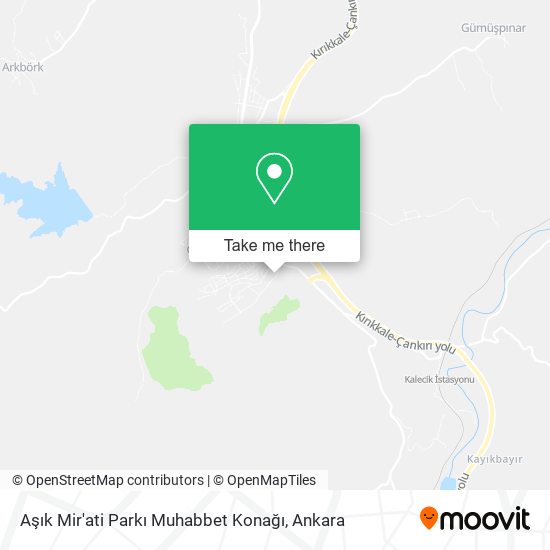 Aşık Mir'ati Parkı Muhabbet Konağı map