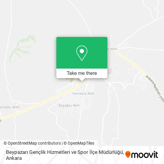 Beypazarı Gençlik Hizmetleri ve Spor İlçe Müdürlüğü map