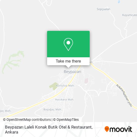 Beypazarı Laleli Konak Butik Otel & Restaurant map