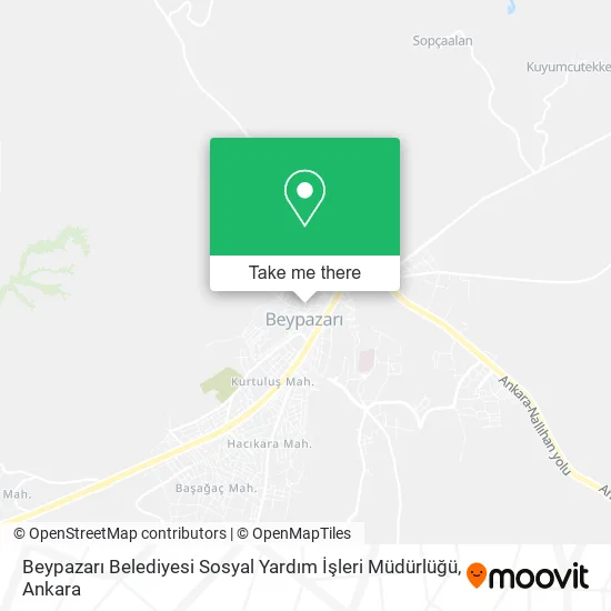 Beypazarı Belediyesi Sosyal Yardım İşleri Müdürlüğü map