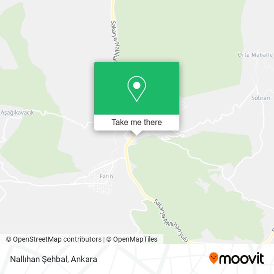 Nallıhan Şehbal map