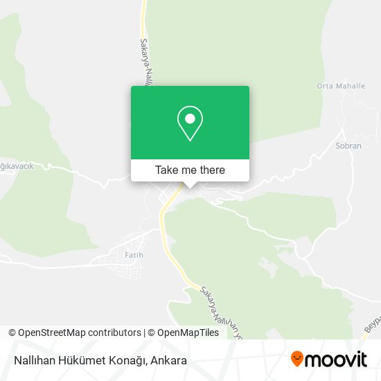 Nallıhan Hükümet Konağı map