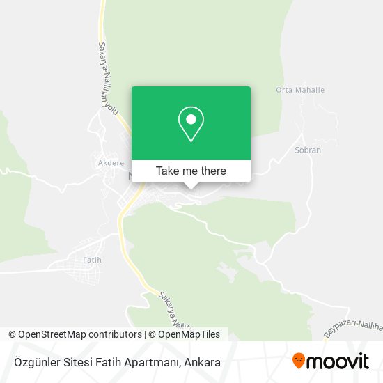 Özgünler Sitesi Fatih Apartmanı map