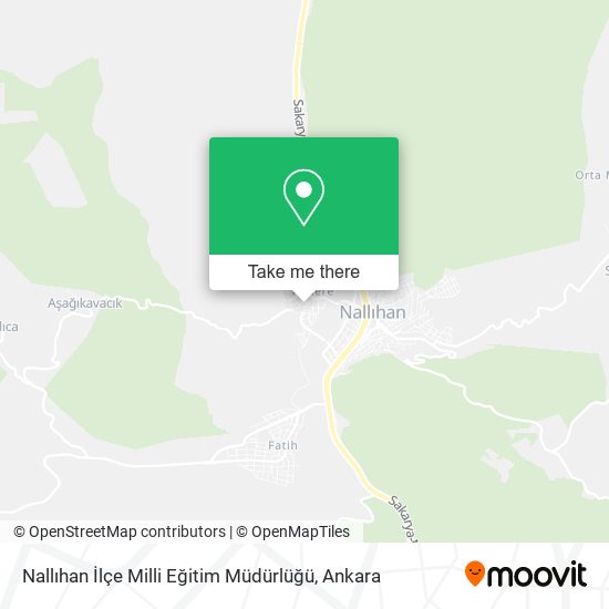 Nallıhan İlçe Milli Eğitim Müdürlüğü map
