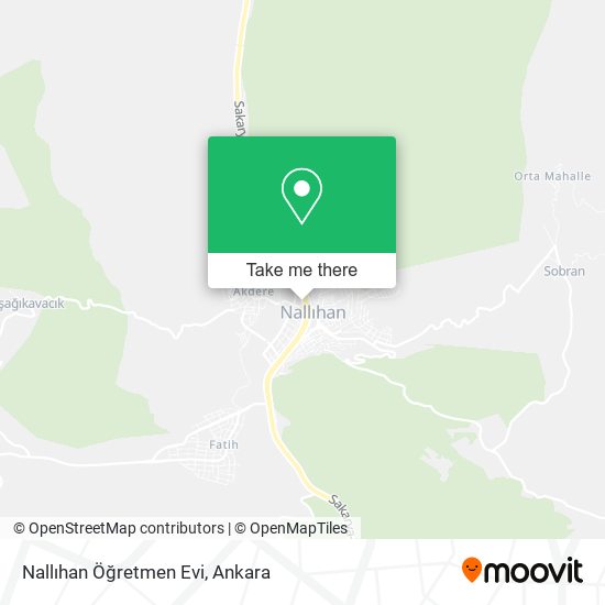 Nallıhan Öğretmen Evi map