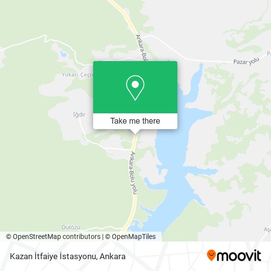 Kazan İtfaiye İstasyonu map