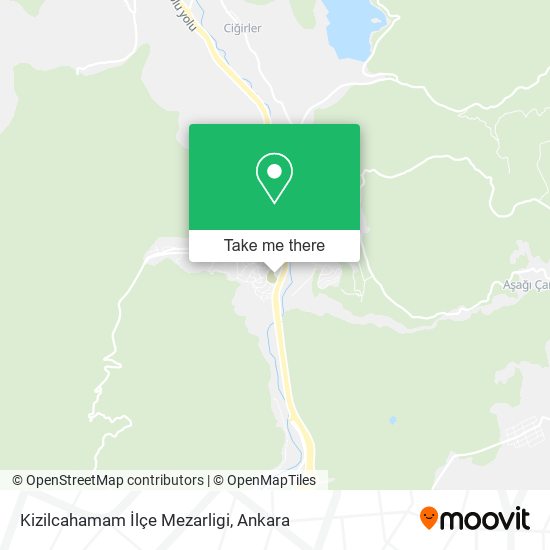 Kizilcahamam İlçe Mezarligi map