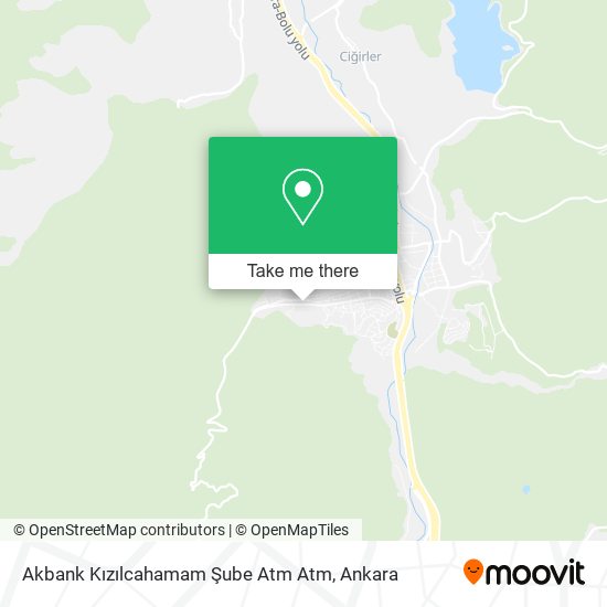 Akbank Kızılcahamam Şube Atm Atm map