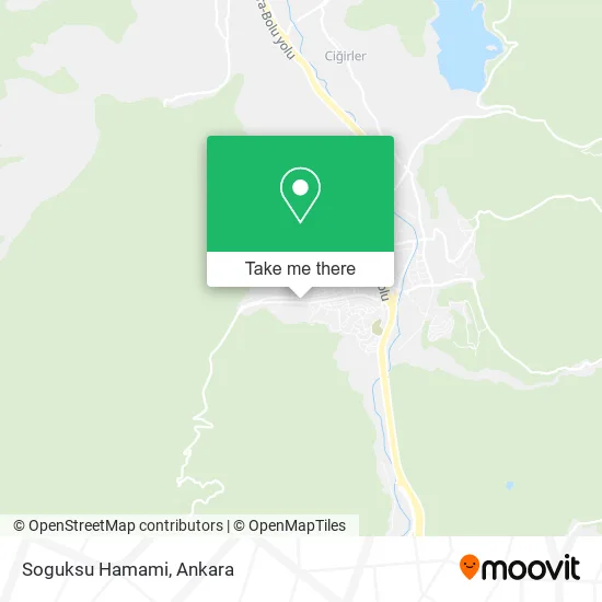 Soguksu Hamami map