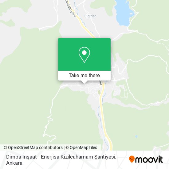 Dimpa Inşaat - Enerjisa Kizilcahamam Şantiyesi map