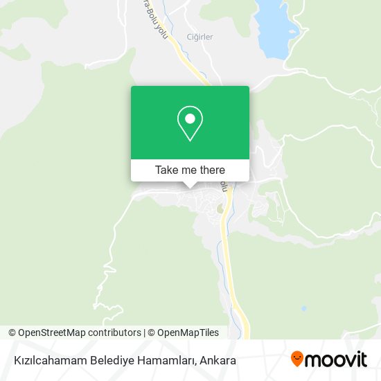 Kızılcahamam Belediye Hamamları map