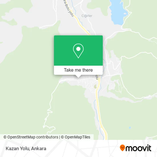 Kazan Yolu map