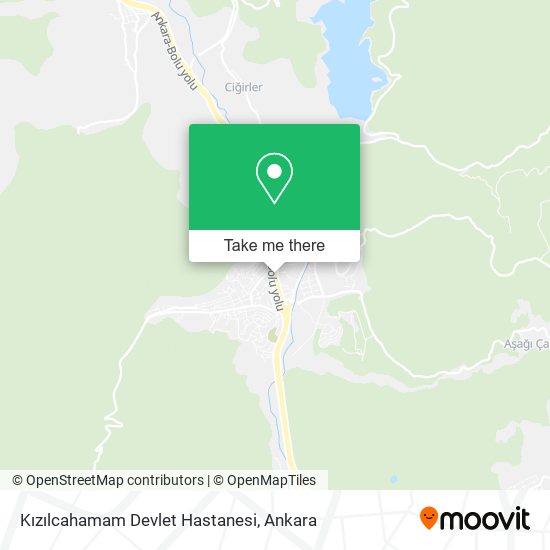 Kızılcahamam Devlet Hastanesi map