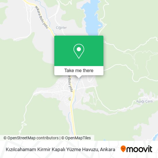 Kızılcahamam Kirmir Kapalı Yüzme Havuzu map