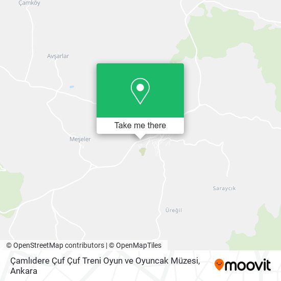 Çamlıdere Çuf Çuf Treni Oyun ve Oyuncak Müzesi map