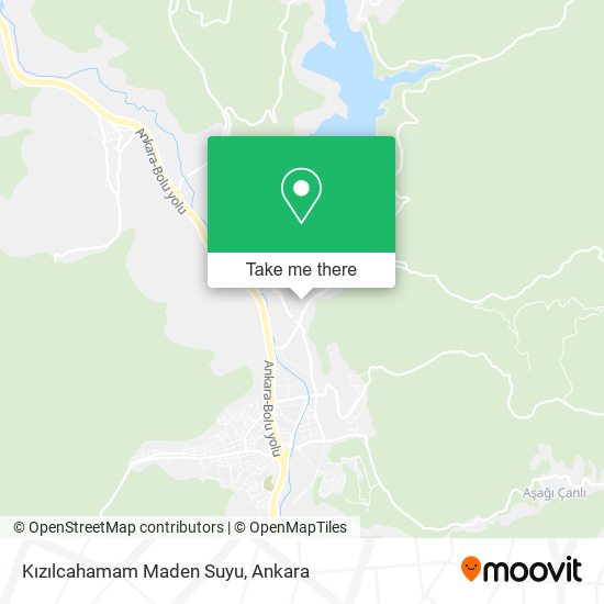 Kızılcahamam Maden Suyu map