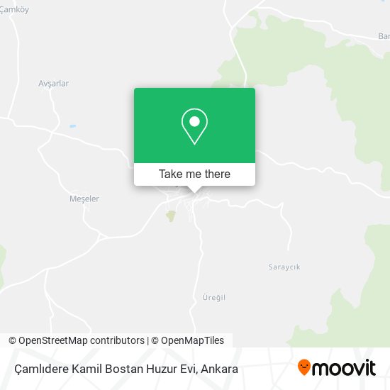Çamlıdere Kamil Bostan Huzur Evi map