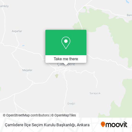 Çamlıdere İlçe Seçim Kurulu Başkanlığı map