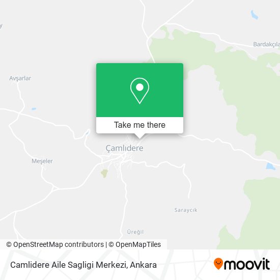 Camlidere Aile Sagligi Merkezi map